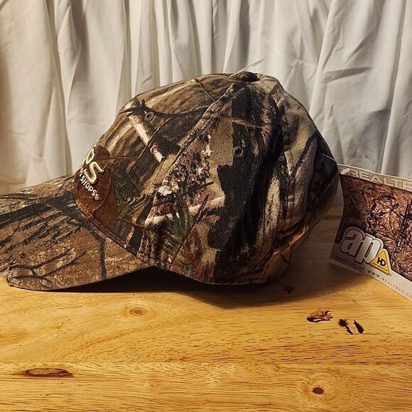 Bass Pro Shops RealTree Camo Deer Velcroback Hat - New - Picture 4 of 8